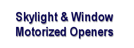motorized skylight openers